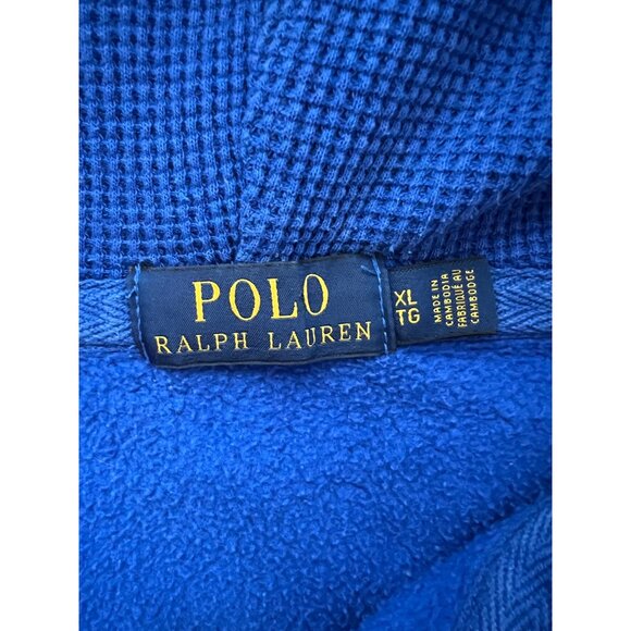 Polo Ralph Lauren Mens Blue Full-Zip Hoodie & Drawstring Sweatpants Set Size XL - Picture 6 of 16